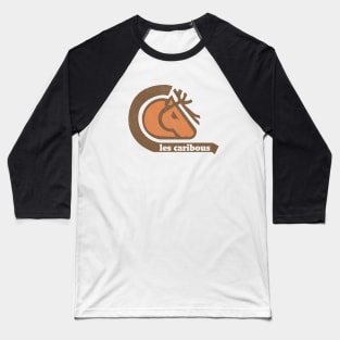 Defunct Quebec Caribous (Les Caribous) 1975 Baseball T-Shirt